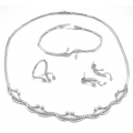 Set Whitegold K14 