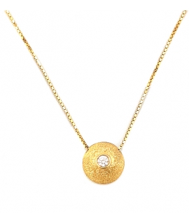 Necklace Κ14 gold 'motif'