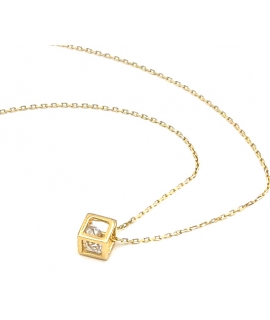 Necklace gold "Die" 3D