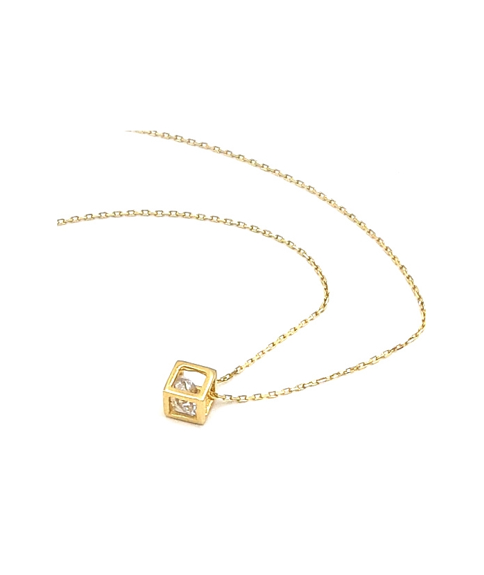 Necklace gold "Die" 3D