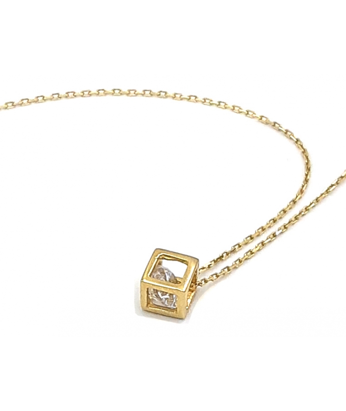 Necklace gold "Die" 3D