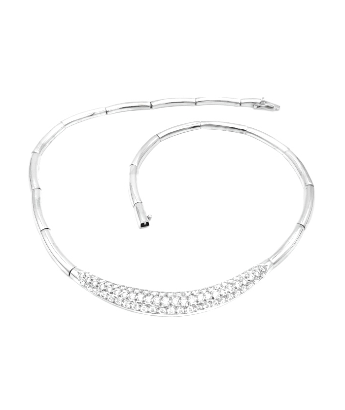 Necklace whitegold K18
