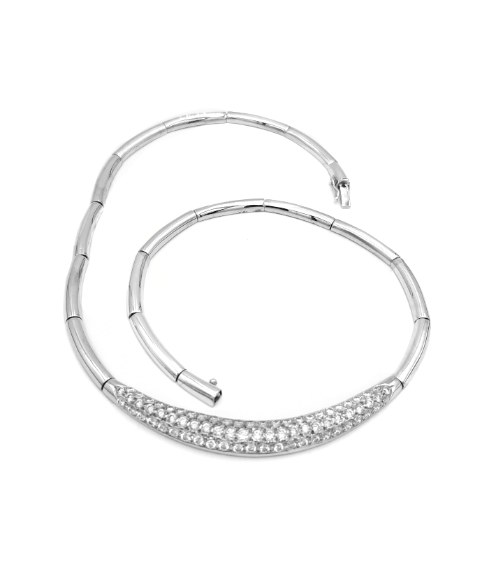 Necklace whitegold K18