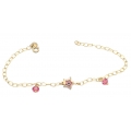 Bracelet Gold Κ14 star
