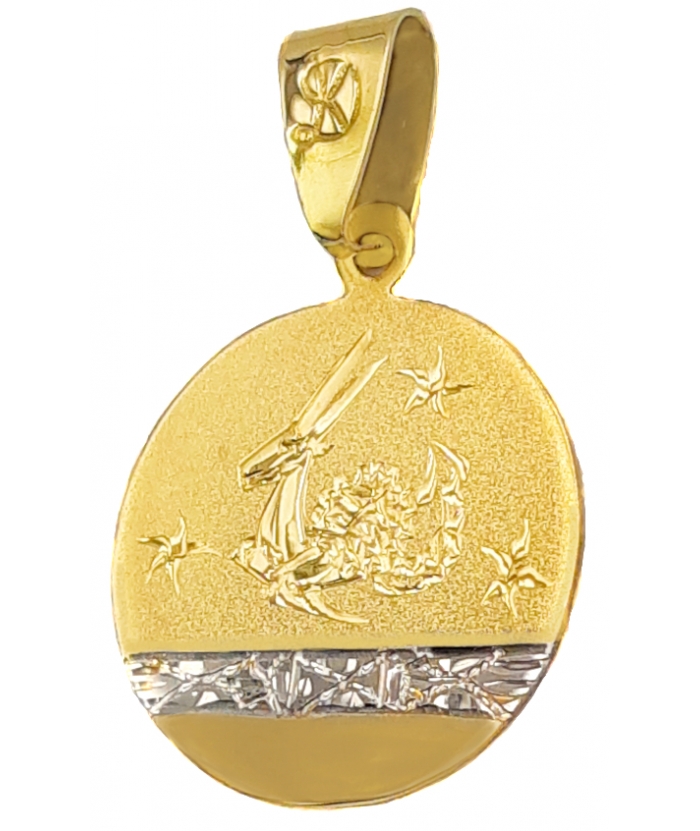 Zodiac Sign Gold K14 'Fishes'