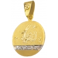 Zodiac Sign Gold K14 'Fishes'