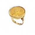 Sovereign Ring gold K14