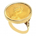 Sovereign Ring gold K14