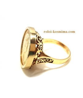 Sovereign Ring gold K14 2