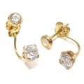Earrings Gold "Ear-jacket"