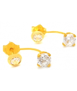 Earrings Gold "Ear-jacket"