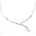 Necklace whitegold Κ14 'branch'