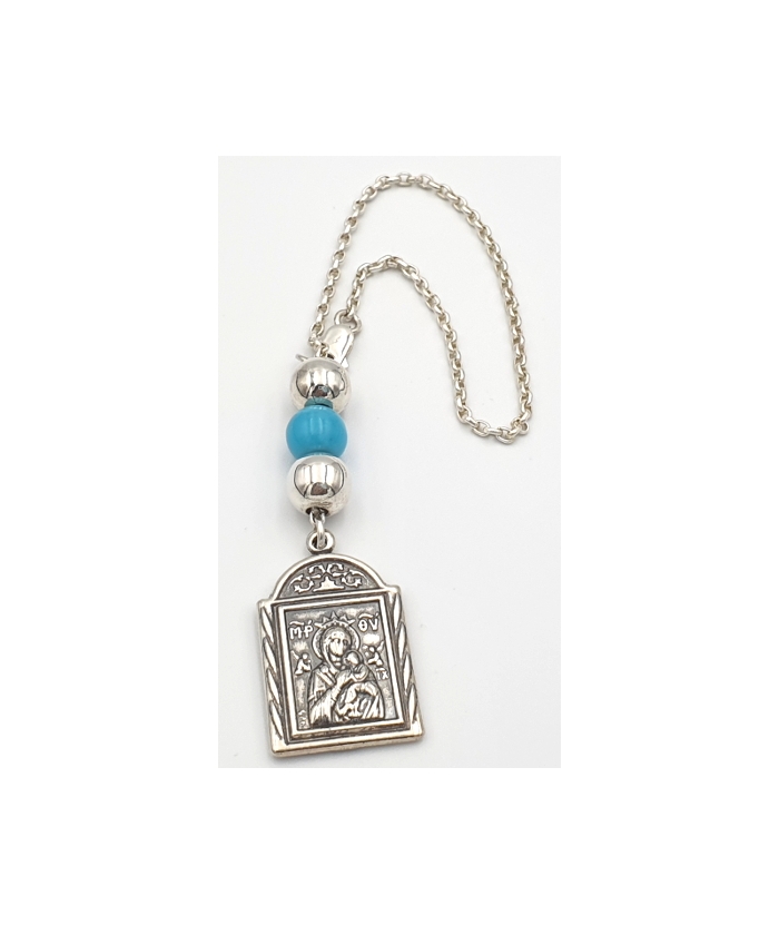 Car Amulet Silver 925° "Saint Christopher"