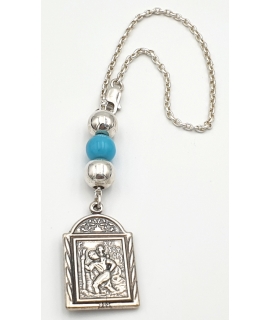 Car Amulet Silver 925° "Saint Christopher"