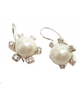 Earrings Silver "Pearl 10mm"