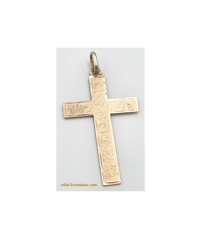 Cross gold antique