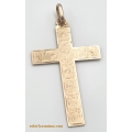 Cross gold antique