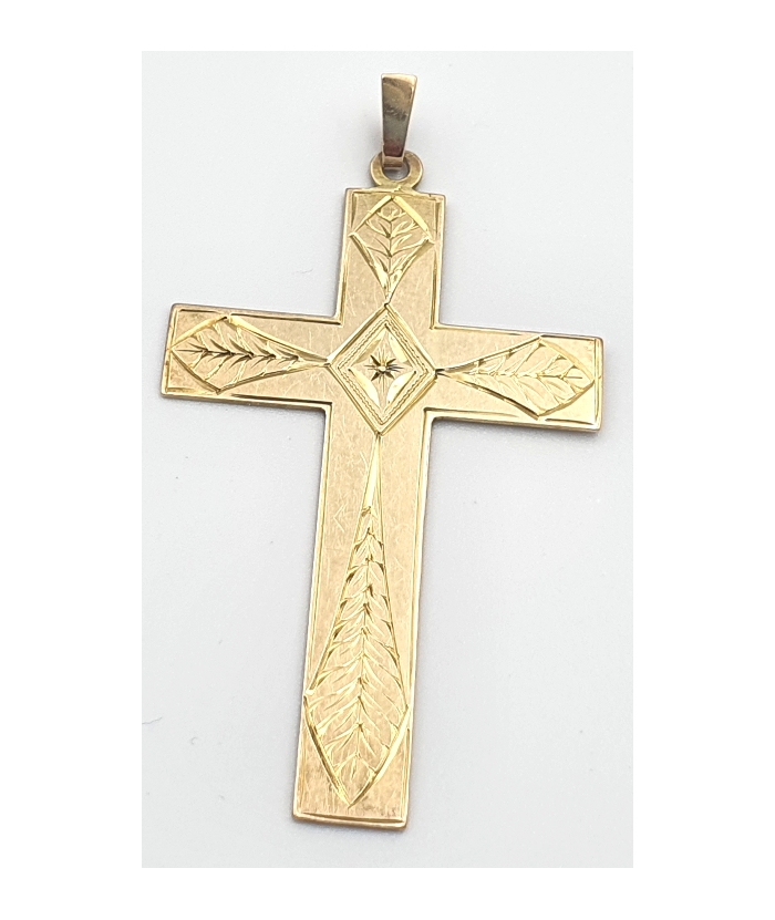 Antique cross hand made K9