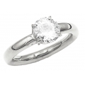 Engagement Ring K14 One zircon