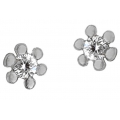 Earrings Whitegold K18 with Diamonds