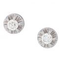 Earrings Whitegold K18 with Diamonds
