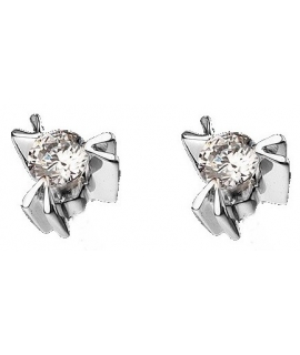 Earrings Whitegold K18 with Diamonds 2