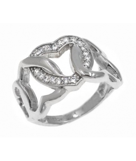 Ring Silver 925° "Hearts"