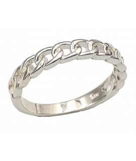 Ring Silver 925° chain style