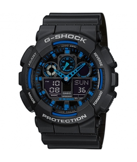 CASIO GA-100-1A2ER G-SHOCK Analoque-digital Blue details