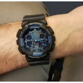 CASIO GA-100-1A2ER G-SHOCK Analoque-digital Blue details