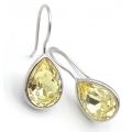 Earrings Silver Hanging "Tear"