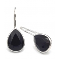 Earrings Silver Hanging "Tear"