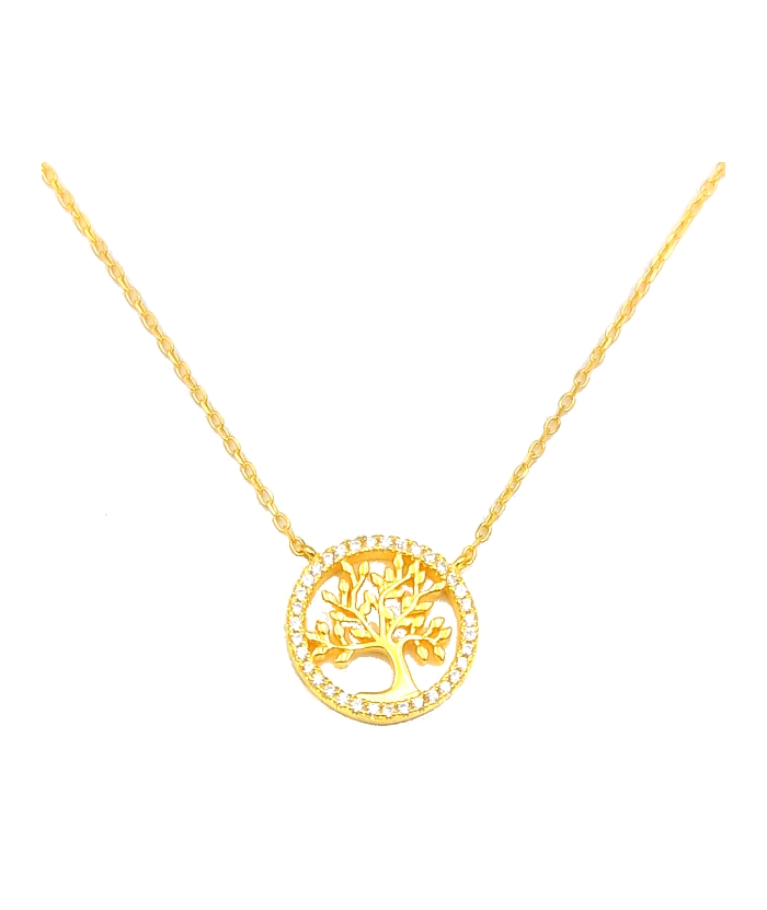 Necklace Silver 925 'Tree of life'