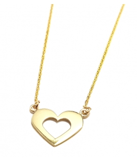 Necklace Gold 'Heart'