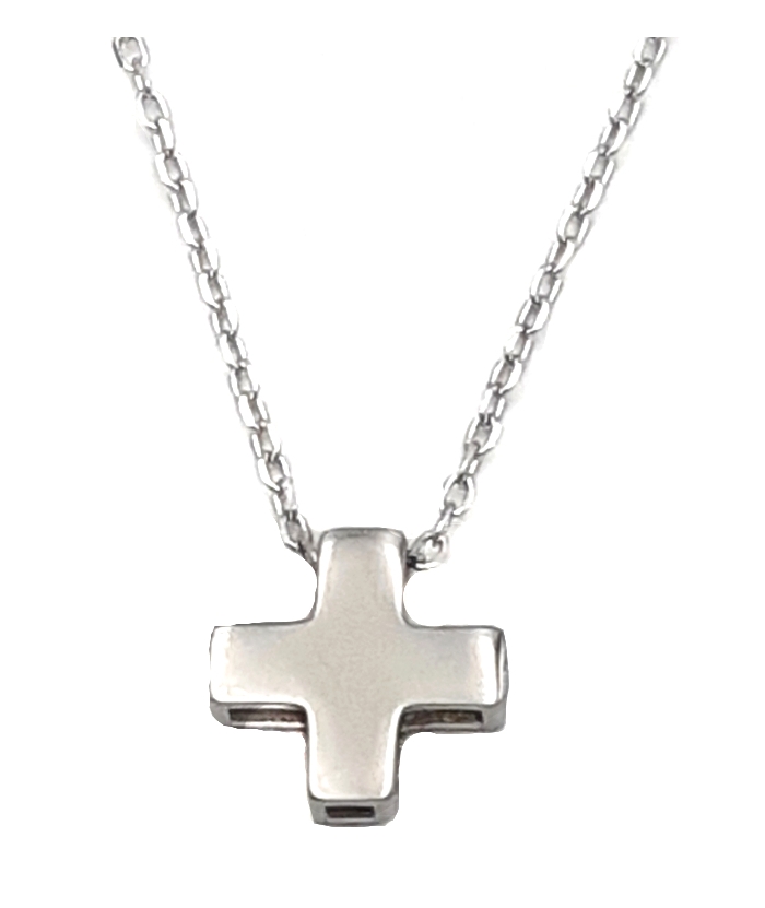 Necklace Silver 'Cross'