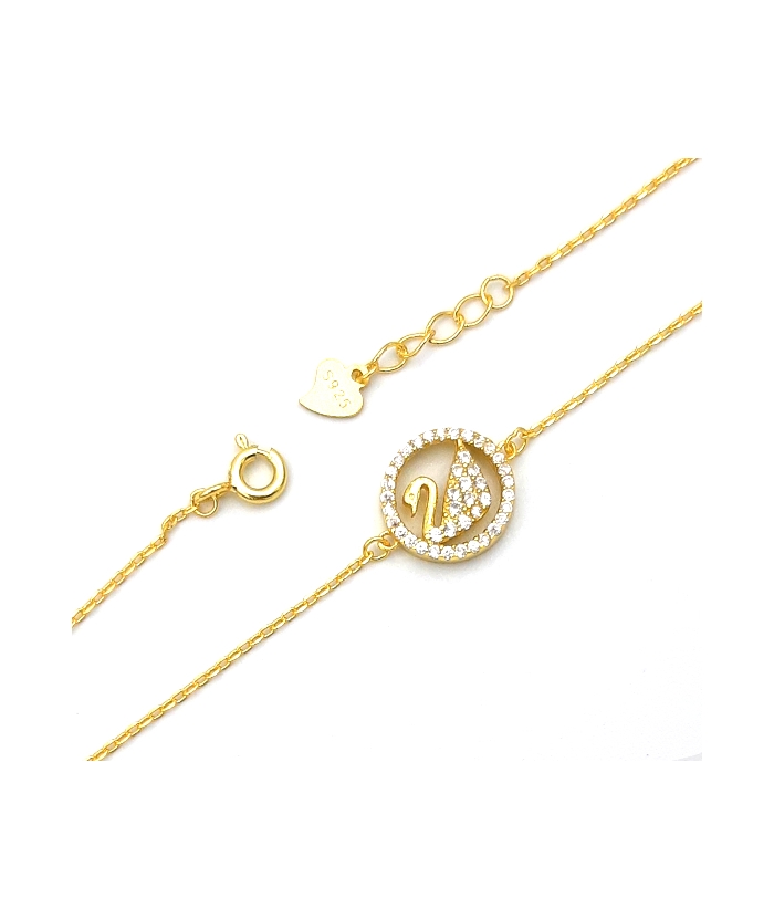 Bracelet Silver Goldplated Tree of life