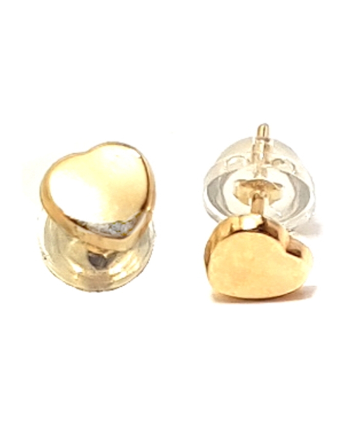Earrings gold K14 "Hearts"