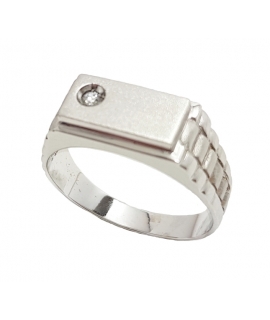 Ring Man's Whitegold K14