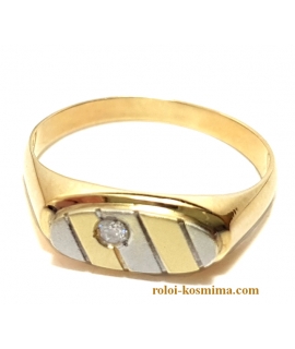Ring Men's gold K14 2
