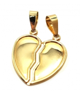 Necklace Gold 'Valentine's heart' 2