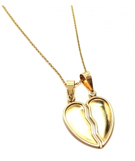 Necklace Gold 'Valentine's heart'