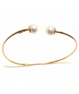 Bracelet Gold K14 ''Pearls 6mm''