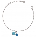 Bracelet anklet with ball & eye