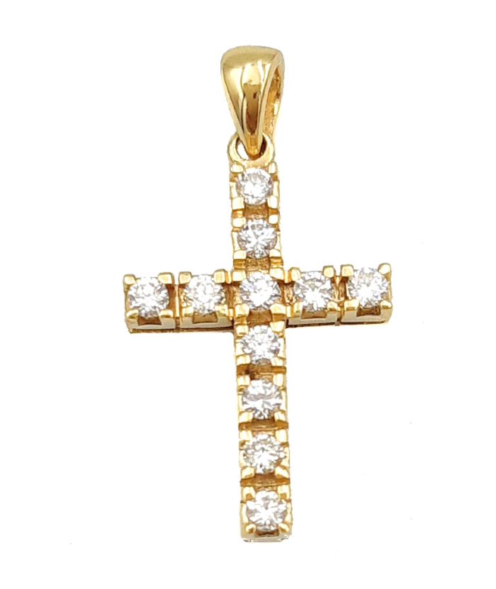 Necklace Whitegold K18 Three Diamonds
