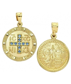 Child Pendant Silver "IC XP NI KA"