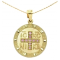 Child Pendant Silver "IC XP NI KA"