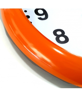 WALL CLOCK JM 00710 SILENT ORANGE 2
