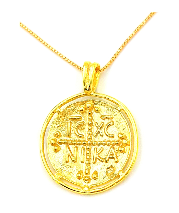 Child Pendant Silver "IC XP NI KA"