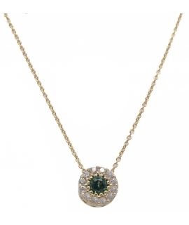 Necklace Gold K14 with rubin 2