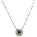 Necklace Gold K14 with rubin
